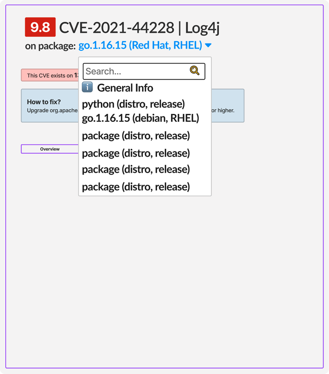 Second approach — toggle between views