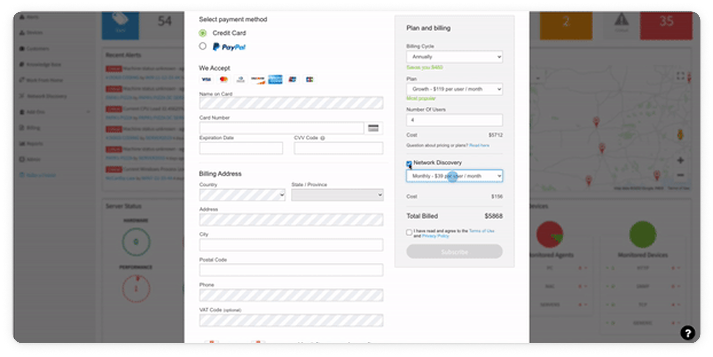 FullStory recording example