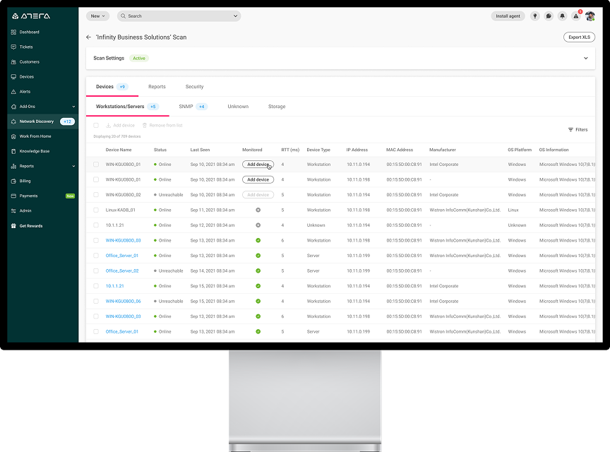 Network Discovery — Atera
